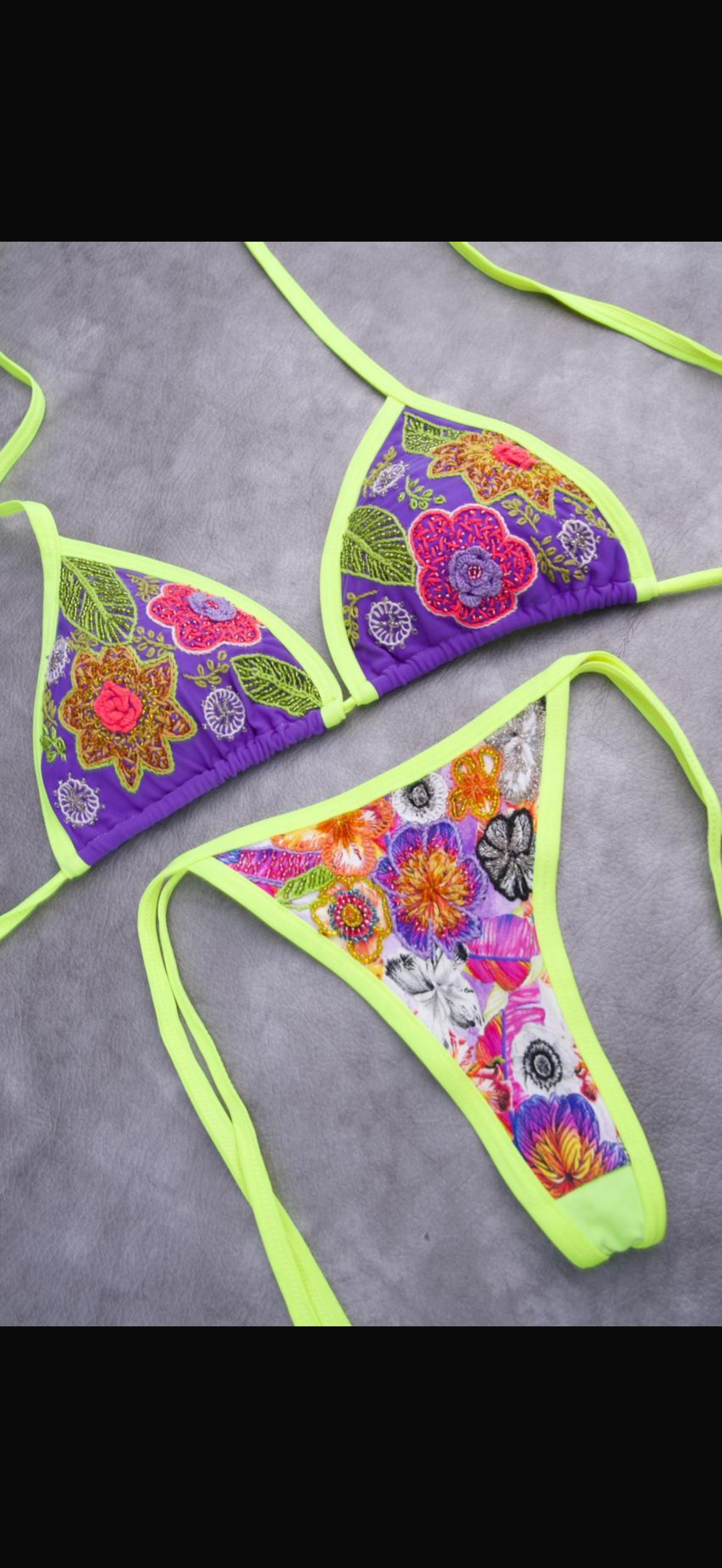 BIKINI ARTESANAL COLOMBIANO