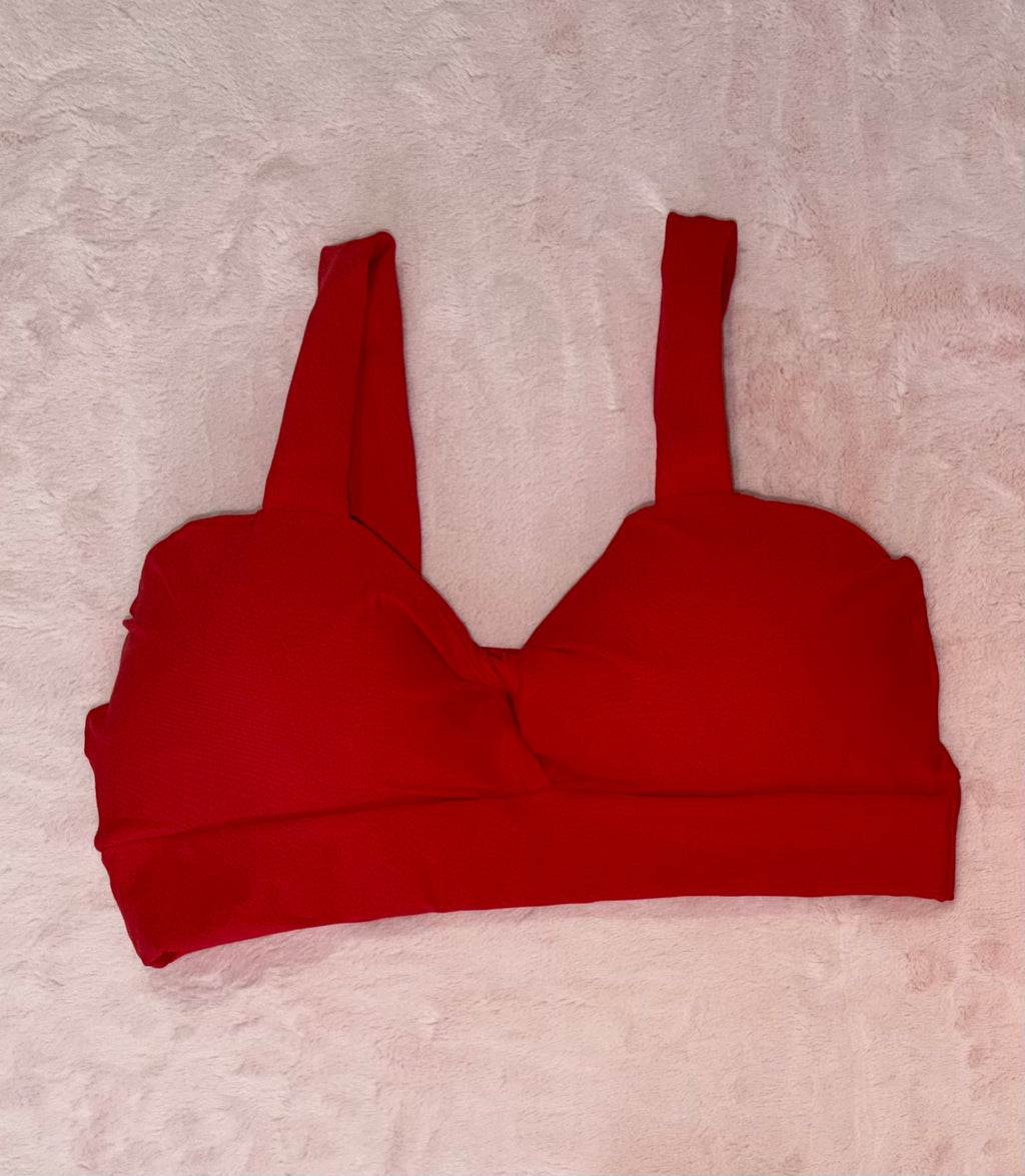 SPORT BRA RED