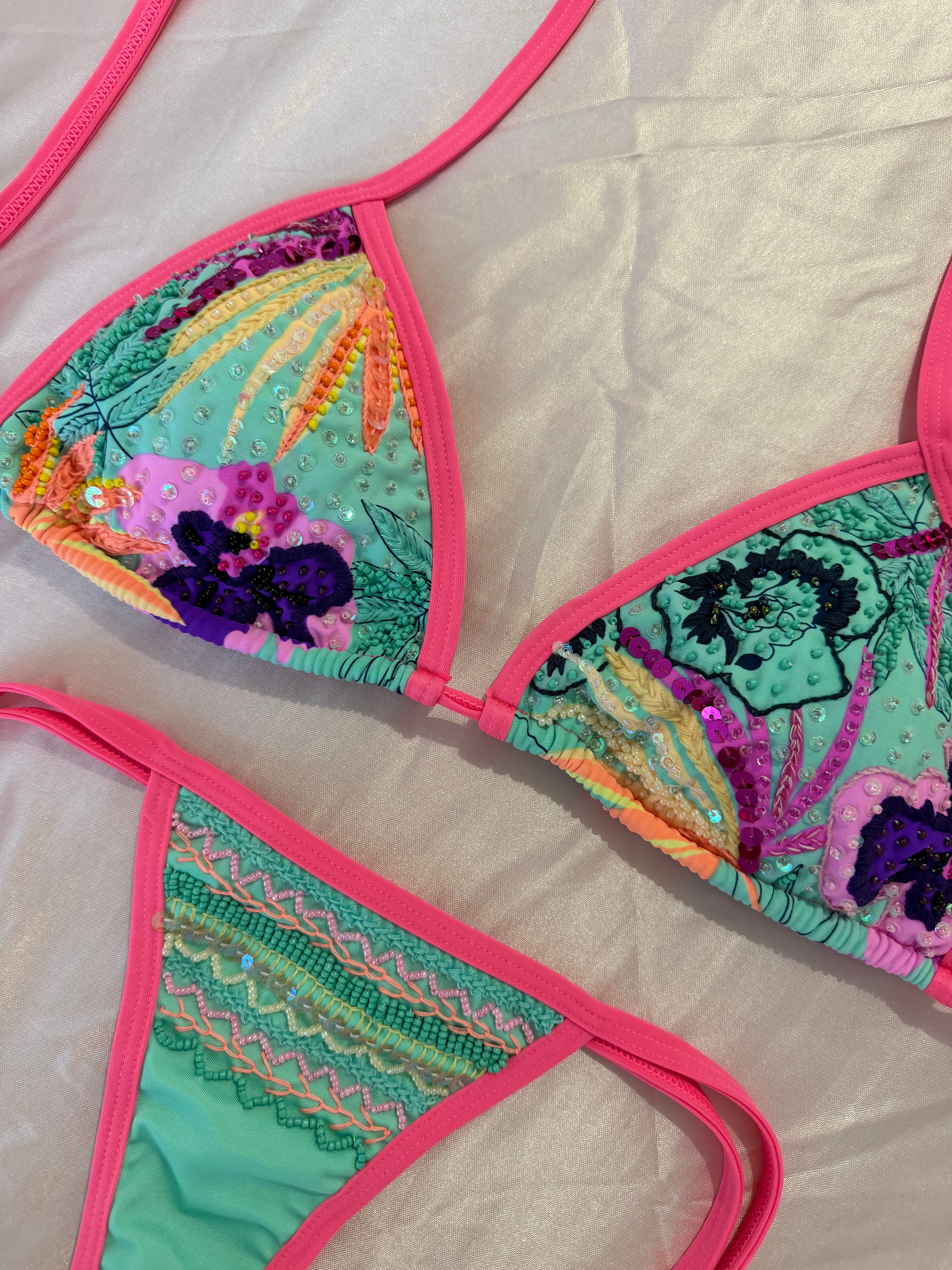 BIKINI ARTESANAL PINK