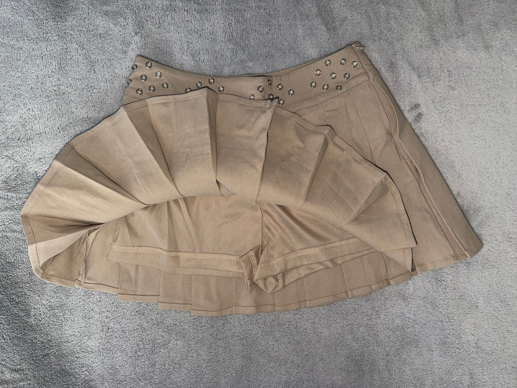 MINI FALDA CREMA