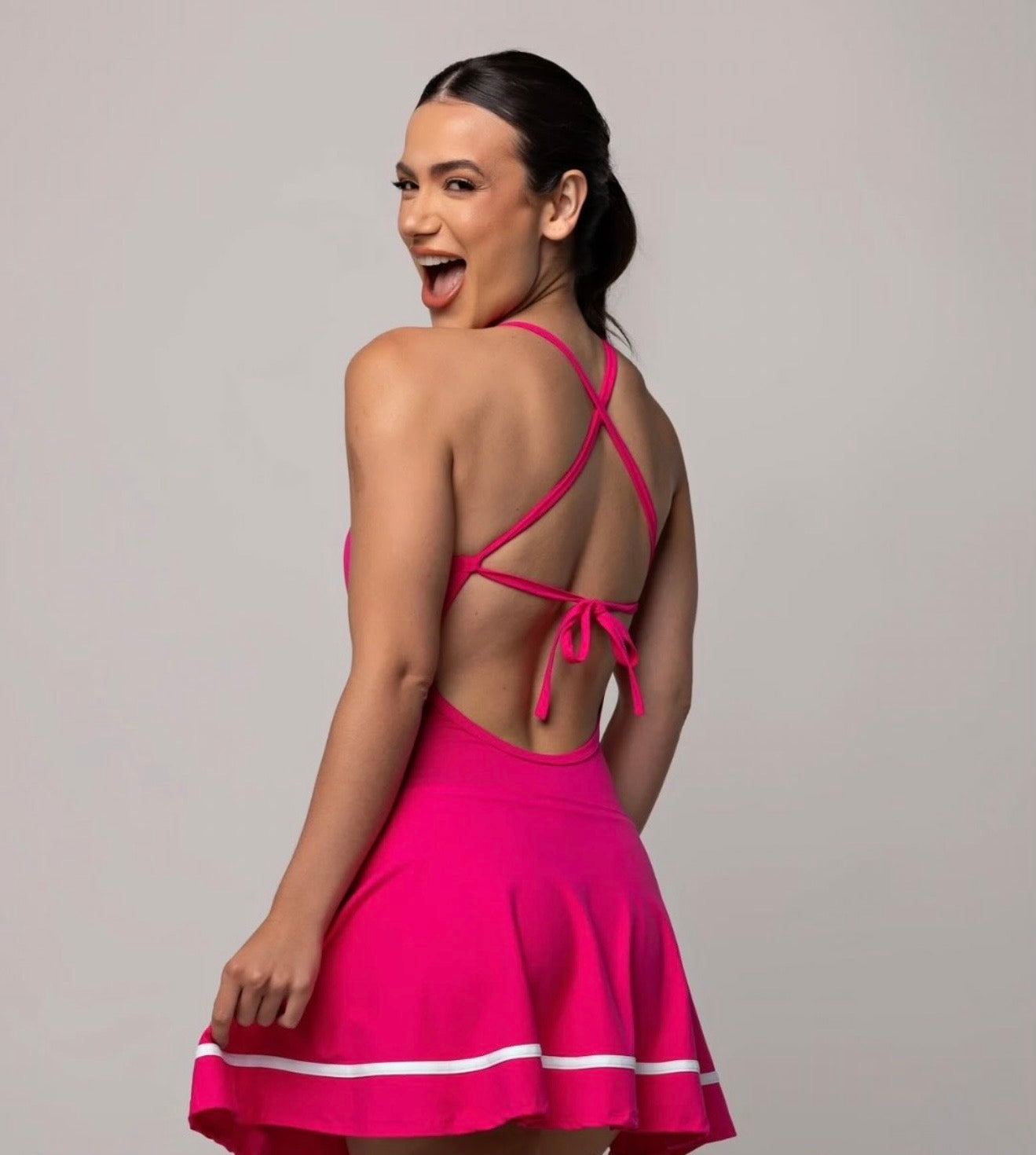 VESTIDO DEPORTIVO BARBIE PINK