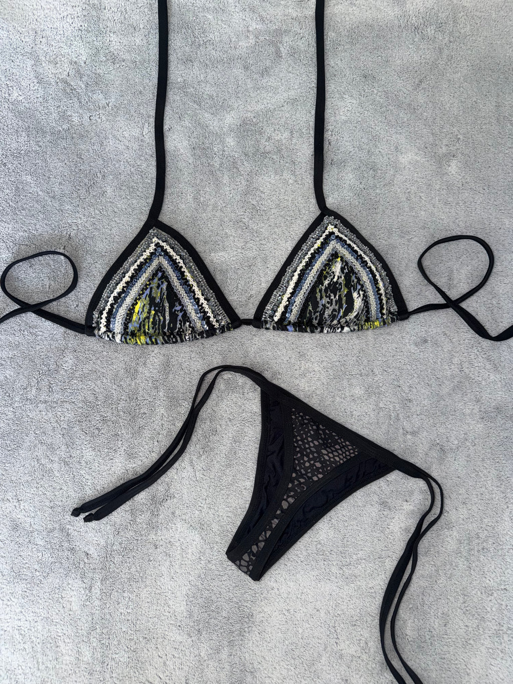 BIKINI ARTESANAL NEGRO