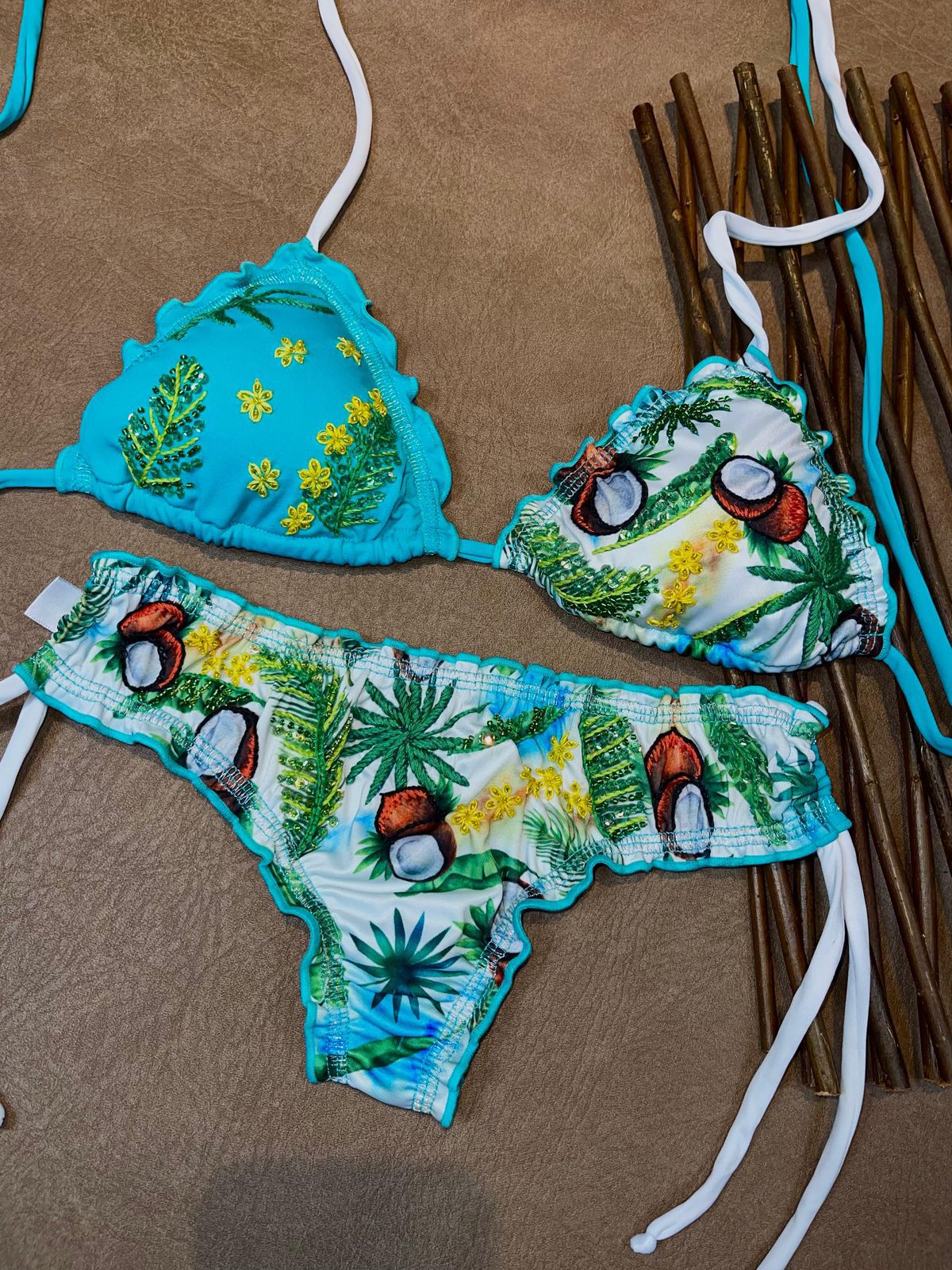 BIKINI ARTESANAL COLOMBIANO