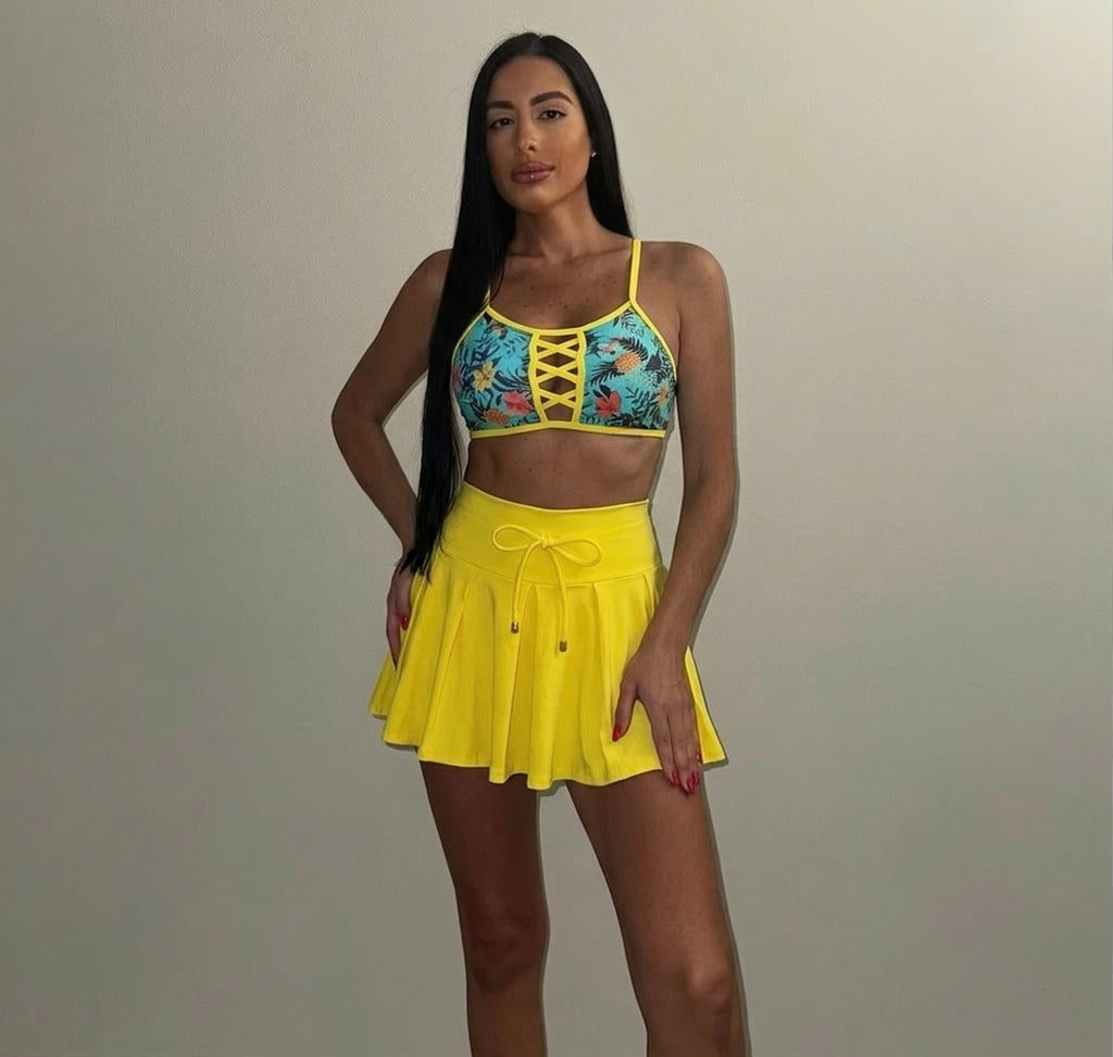 SET TROPICAL MINI FALDA