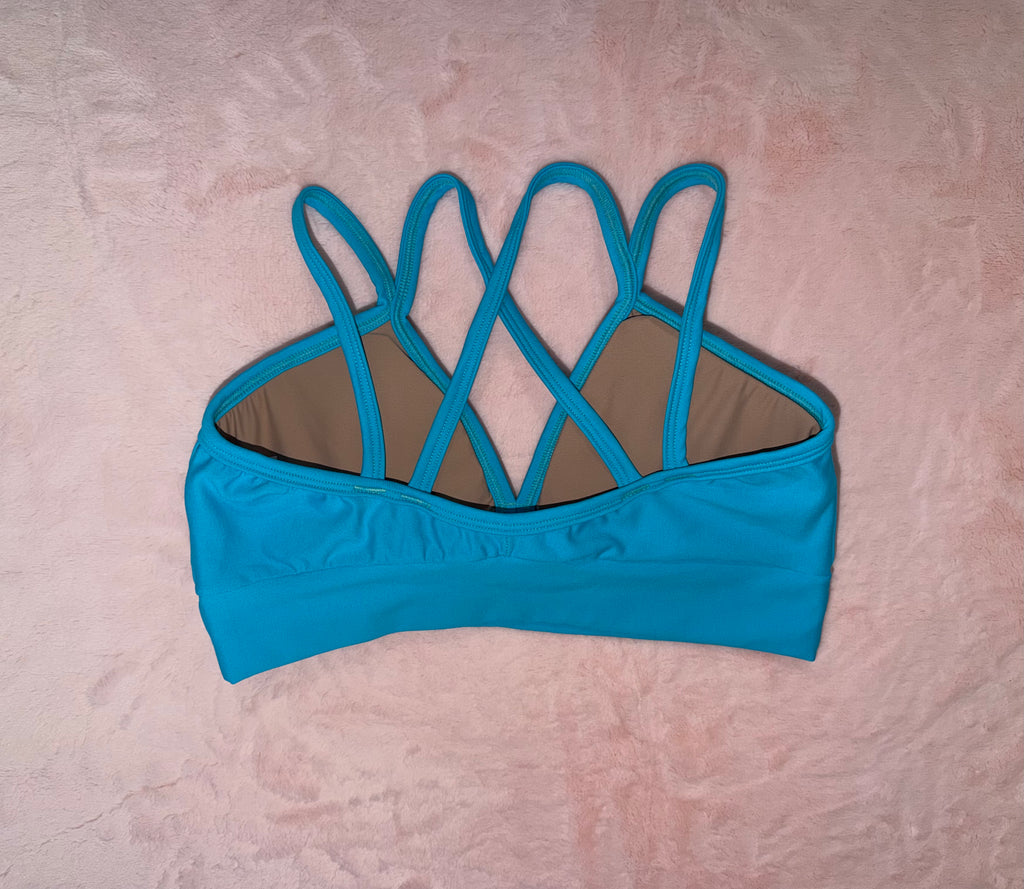 SPORT BRA TURQUESA
