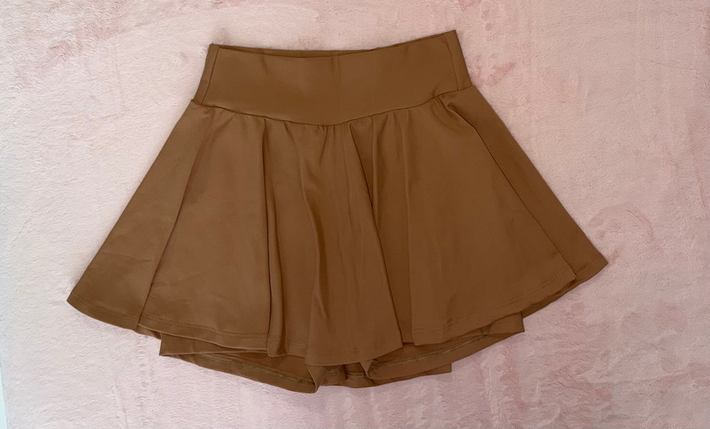 CHOCOLATE MINI SKIRT SET