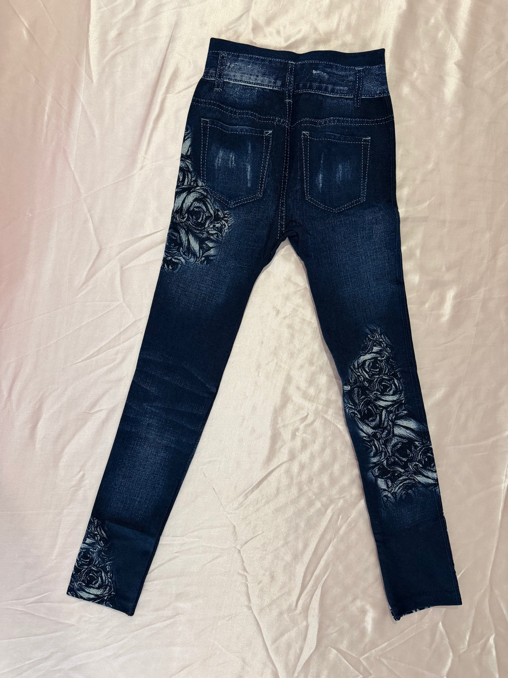 ONE SIZE FAKE JEANS LEGGING