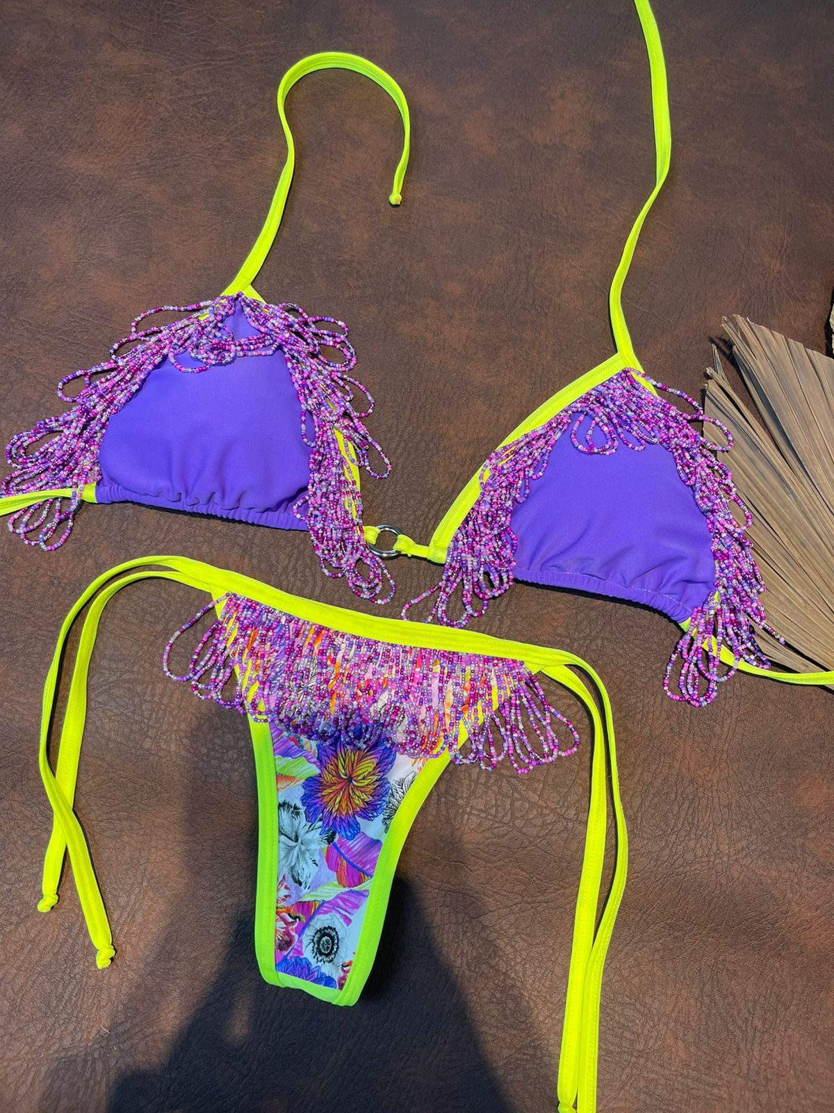 BIKINI ARTESANAL VIOLETA