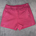 RHINESTONE SHORT HOT PINK